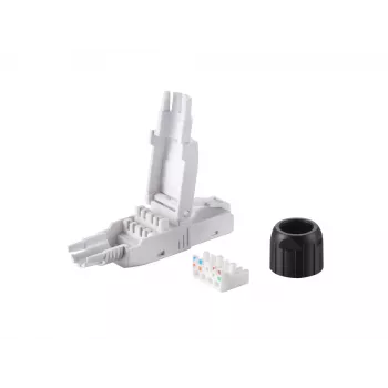 Equip Cat.6A RJ45 kištukas be įrankių, 5 vnt./rinkinyje
