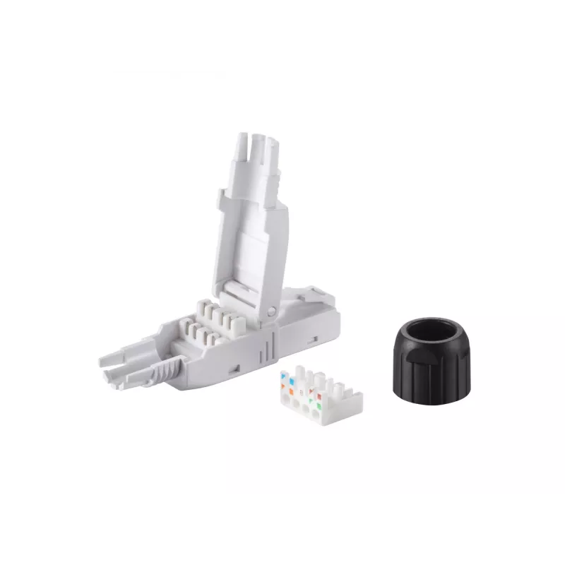 Equip Cat.6A RJ45 kištukas be įrankių, 5 vnt./rinkinyje