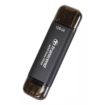 Transcend ESD310c 128GB nešiojamas SSD su USB-A / USB-C