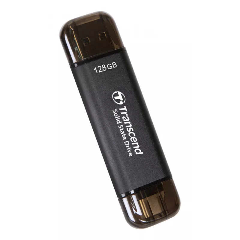 Transcend ESD310c 128GB nešiojamas SSD su USB-A / USB-C