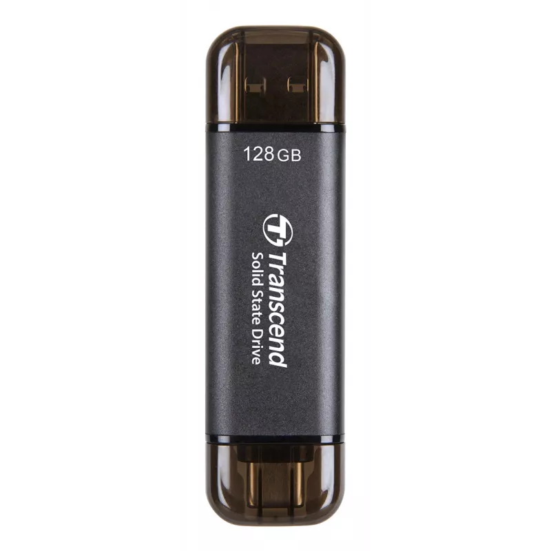 Transcend ESD310c 128GB nešiojamas SSD su USB-A / USB-C