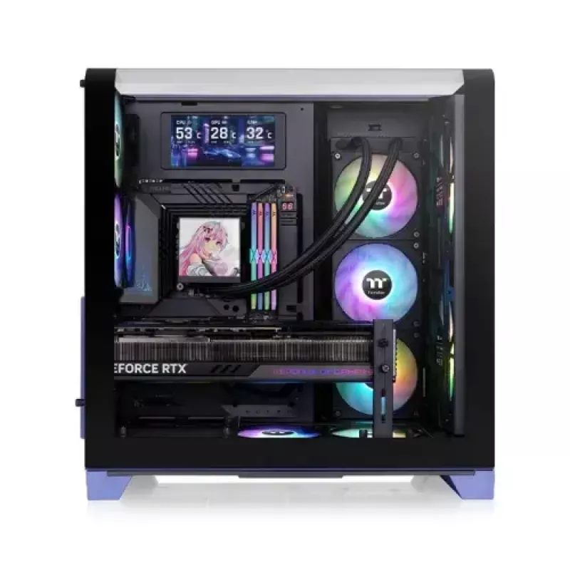 Kompiuterio korpusas Thermaltake CA-11F-00MNWN-00 Midi Tower Blue PS2 palaikymas