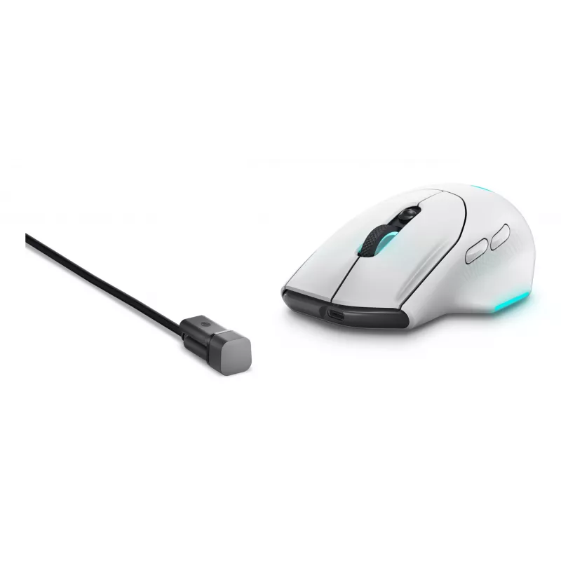 Alienware AW620M belaidė optinė pelė dešinei rankai, RF + USB Type-C, 26000 DPI