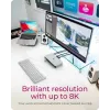 ICY BOX 10-in-1 USB4 Type-C DockingStation su dviem vaizdo išėjimais