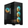 GIGABYTE C500 PANORAMIC STEALTH Midi Tower Juoda