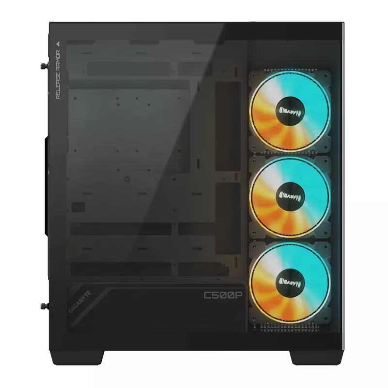GIGABYTE C500 PANORAMIC STEALTH Midi Tower Juoda