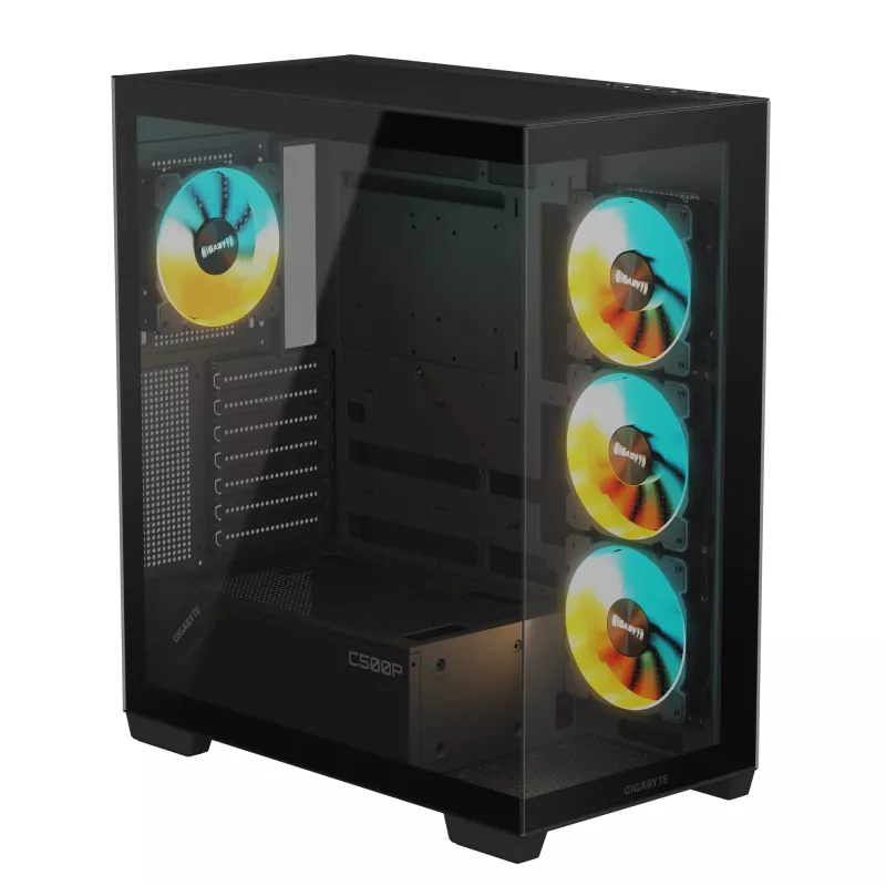 GIGABYTE C500 PANORAMIC STEALTH Midi Tower Juoda