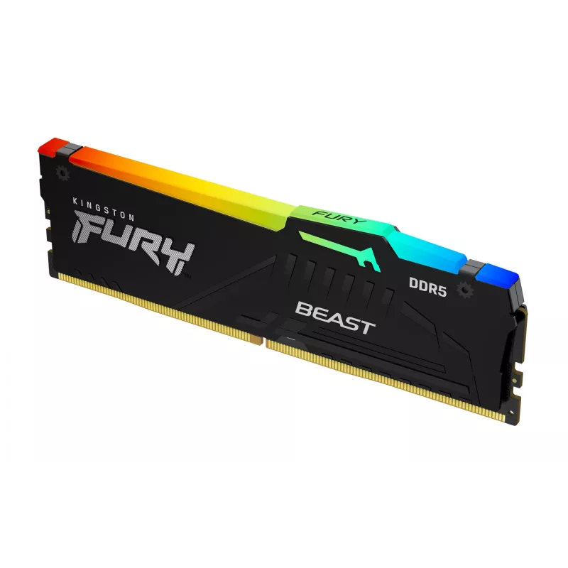 Kingston Technology FURY Beast 128 GB 5200 MT/s DDR5 CL40 DIMM (4 modulių rinkinys) RGB XMP
