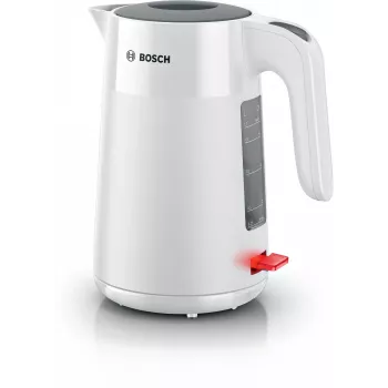 Elektrinis virdulys Bosch TWK2M161, 1,7 L, 2400 W, baltas, plastikinis korpusas, 360° pagrindas