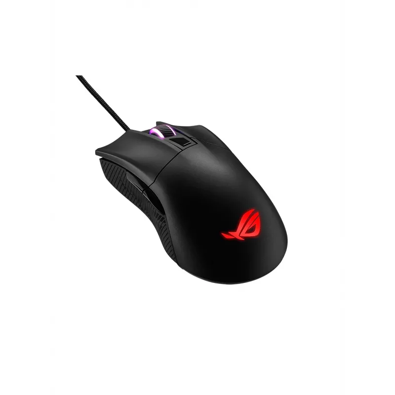 Pelė ASUS ROG Gladius II Core, žaidimų, laidas, USB Type-A, optinė, 6200 DPI, juoda