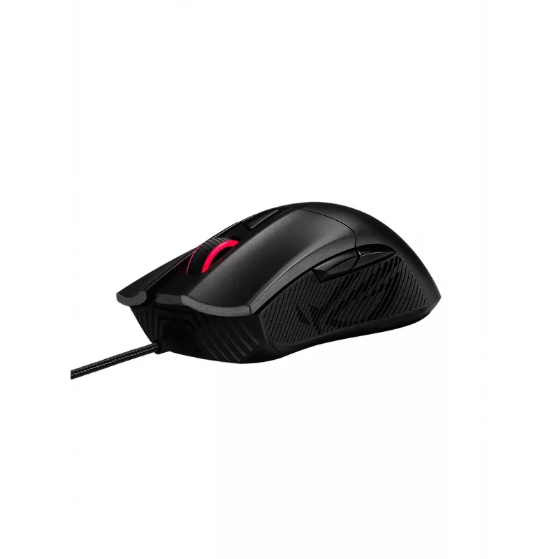 Pelė ASUS ROG Gladius II Core, žaidimų, laidas, USB Type-A, optinė, 6200 DPI, juoda