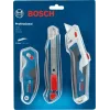 Bosch 1 600 A02 7M4 universalus peilis mėlynas, nerūdijantis plienas, sulankstomas ašmenų peilis