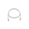 Equip USB 3.2 Gen 2 Type-C į C laidas, vyriškas/vyriškas, 0,5 m, 5A, sidabrinis, baltas
