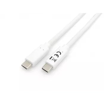 Equip USB 3.2 Gen 1 Type-C į C laidas, M/M, 1 m, baltas