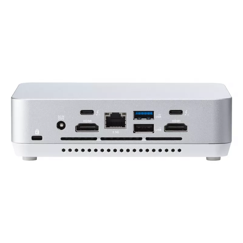 ASUS NUC 14 Pro+ RNUC14RVSU5068A2I Intel Core Ultra 5 125H 16 GB DDR5-SDRAM 512 GB SSD Windows 11 UCFF Mini PC sidabrinis