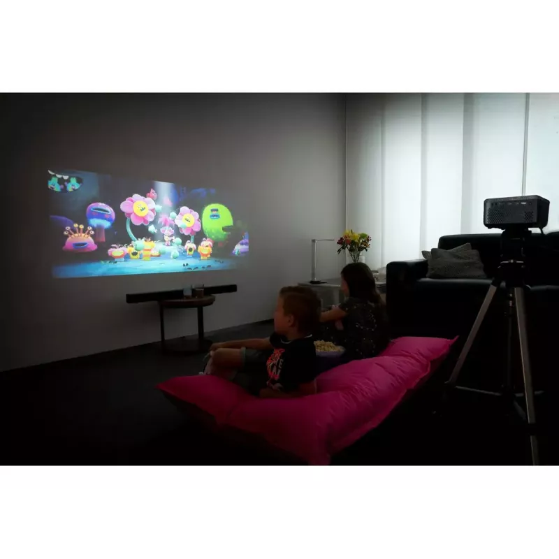 Lenco LPJ-700BKGY Standartinis projektorius LED 1080p Juodas