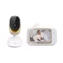 Vaizdo kamera Motorola VM85 CONNECT – 5 colių TFT ekranas, 480×272, 300 m nuotolis, 2× skaitmeninis priartinimas, 2,4 GHz Wi‑Fi/FHSS, dvipusis garsas, balta