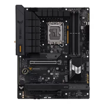 Motininė plokštė ASUS TUF GAMING H770-PRO WIFI — Intel H770, LGA 1700, ATX, DDR5, 4x DIMM, 128GB, Wi‑Fi 6, 2.5Gb LAN, 4x M.2
