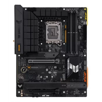 Motininė plokštė ASUS TUF GAMING H770-PRO WIFI — Intel H770, LGA 1700, ATX, DDR5, 4x DIMM, 128GB, Wi‑Fi 6, 2.5Gb LAN, 4x M.2