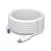 PoE adapteris UBIQUITI UACC-ADAPTER-POE-USBC — 48V įvestis, 5V 0,25A išvestis, kompaktiškas 30,4×30,4×95 mm, baltas