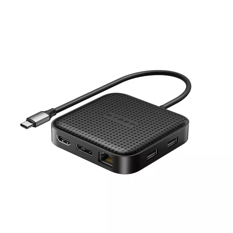 Targus HD USB4 Mobile Dock, juodas, laidinis