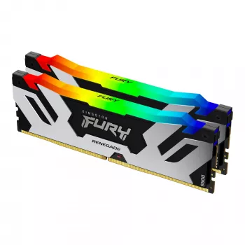 Kingston FURY 32GB (2x16GB) DDR5 6400MT/s CL32 DIMM Renegade RGB atmintis
