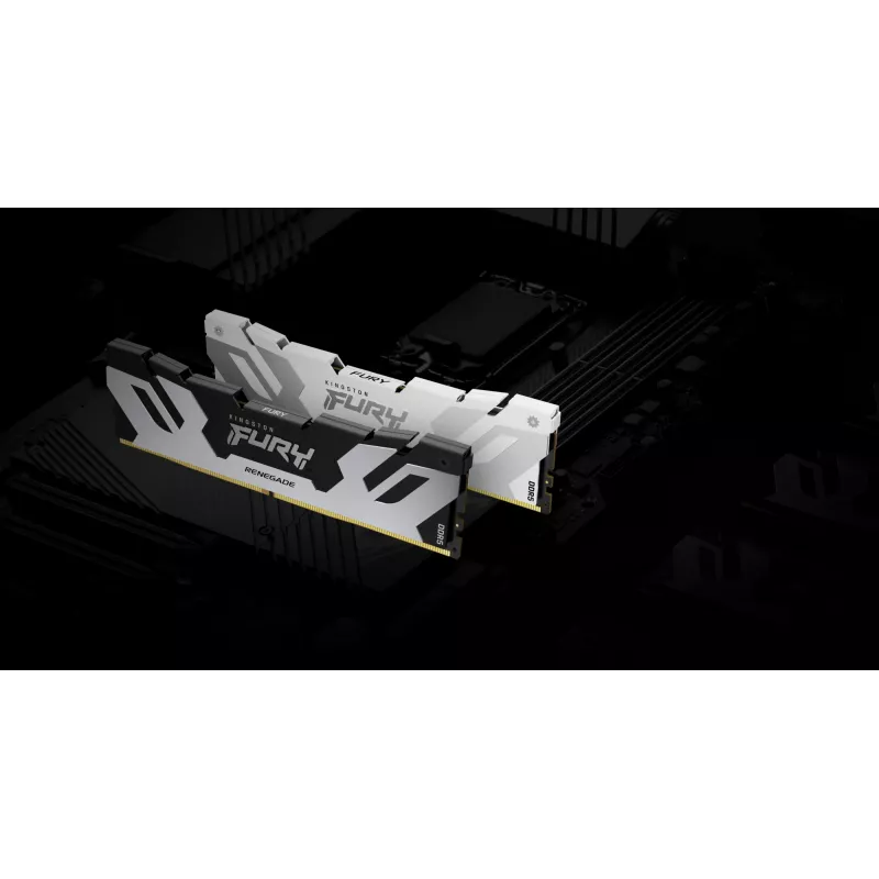 Kingston Technology FURY 96 GB 6400 MT/s DDR5 CL32 DIMM (2 rinkinys) Renegade Silver XMP