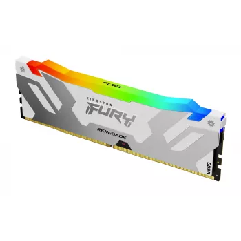 Kingston FURY Renegade RGB DDR5 64GB (2x32GB) 6400MT/s CL32 baltas atminties rinkinys