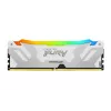Kingston FURY Renegade RGB DDR5 64GB (2x32GB) 6400MT/s CL32 baltas atminties rinkinys