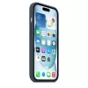 Dangtelis Apple iPhone 15 Silikoninis su MagSafe Storm Blue