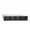 QNAP TS-H1886XU-RP-R2 NAS Rack (3U) Intel® Xeon® D D-1622 32 GB DDR4 0 TB QuTS hero Juoda, Pilka