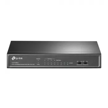 TP-Link TL-SF1008LP tinklo jungiklis nevaldomas Fast Ethernet (10/100) Power over Ethernet (PoE) juodas