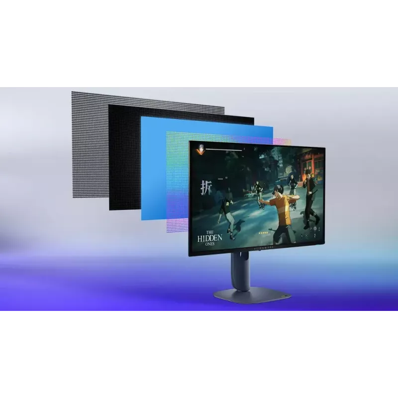Alienware AW2725D kompiuterio monitorius 68.6 cm (27 colių) 2560 x 1440 pikselių Quad HD QD-OLED Mėlynas