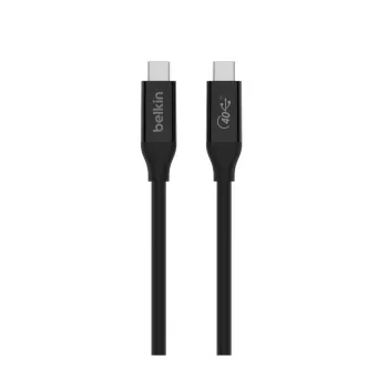 BELKIN USB4 kabelis USB-C / USB-C 40 Gbit/s 100W 0,8 m Juodas