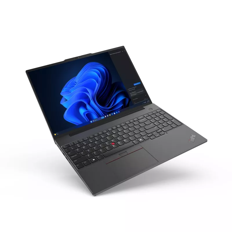 Nešiojamas kompiuteris Lenovo ThinkPad E16 Gen 2 (AMD) AMD Ryzen™ 5 7535HS 40,6 cm (16 inch) WUXGA 32 GB DDR5-SDRAM 1 TB SSD Wi-Fi 6E (802.11ax) Windows 11 Pro juodas
