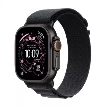 APPLE Watch Ultra 3 (2025) LTE 49mm Titanium Case su Alpine Loop Small - Juoda