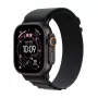 Apple Watch Ultra 3 MF0Q4QF/A GPS + Cellular (5G) 49 mm laikrodis su juodo titano korpusu ir juodu Alpine Loop dirželiu (S)