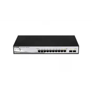 D-Link DGS-1210-10 valdomas L2 Gigabit Ethernet (10/100/1000) 1U juodas, pilkas