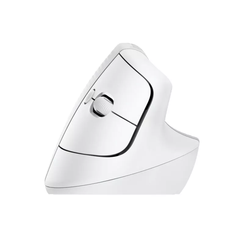 LOGITECH belaidė vertikali pelė Lift for Business, dešinei rankai, baltos spalvos