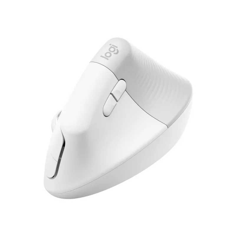 LOGITECH belaidė vertikali pelė Lift for Business, dešinei rankai, baltos spalvos
