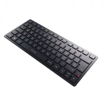 CHERRY KW 9200 MINI universali klaviatūra USB + RF belaidis + Bluetooth QWERTZ šveicariška juoda