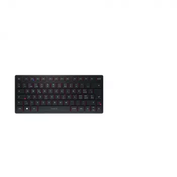 CHERRY KW 9200 MINI universali klaviatūra USB + RF belaidis + Bluetooth QWERTZ šveicariška juoda