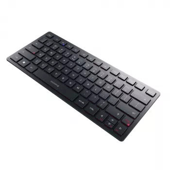 CHERRY KW 9200 MINI klaviatūra universali USB + RF belaidė + Bluetooth QWERTY angliškas juoda