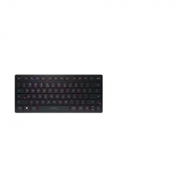 CHERRY KW 9200 MINI klaviatūra universali USB + RF belaidė + Bluetooth QWERTY angliškas juoda