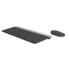 LOGITECH belaidė kompaktiška klaviatūra ir pelė MK470, grafito spalvos, AZERTY belgų išdėstymas