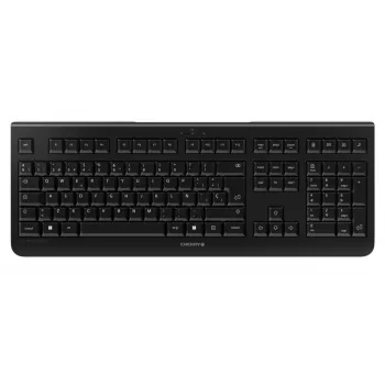 Belaidė klaviatūra CHERRY KW 3000 RF Wireless QWERTY ispaniška juoda