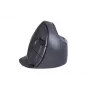 BakkerElkhuizen Evoluent D Medium Wireless, dešinė ranka, vertikalus dizainas, lazerinis, RF belaidis, 3200 DPI, juoda