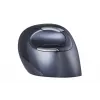 BakkerElkhuizen Evoluent D Medium Wireless, dešinė ranka, vertikalus dizainas, lazerinis, RF belaidis, 3200 DPI, juoda