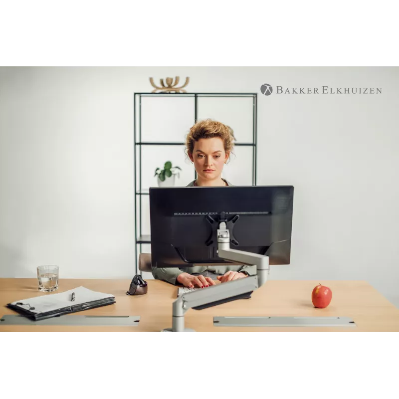 BakkerElkhuizen Evoluent D Medium Wireless, dešinė ranka, vertikalus dizainas, lazerinis, RF belaidis, 3200 DPI, juoda