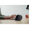 BakkerElkhuizen Evoluent D Medium Wireless, dešinė ranka, vertikalus dizainas, lazerinis, RF belaidis, 3200 DPI, juoda